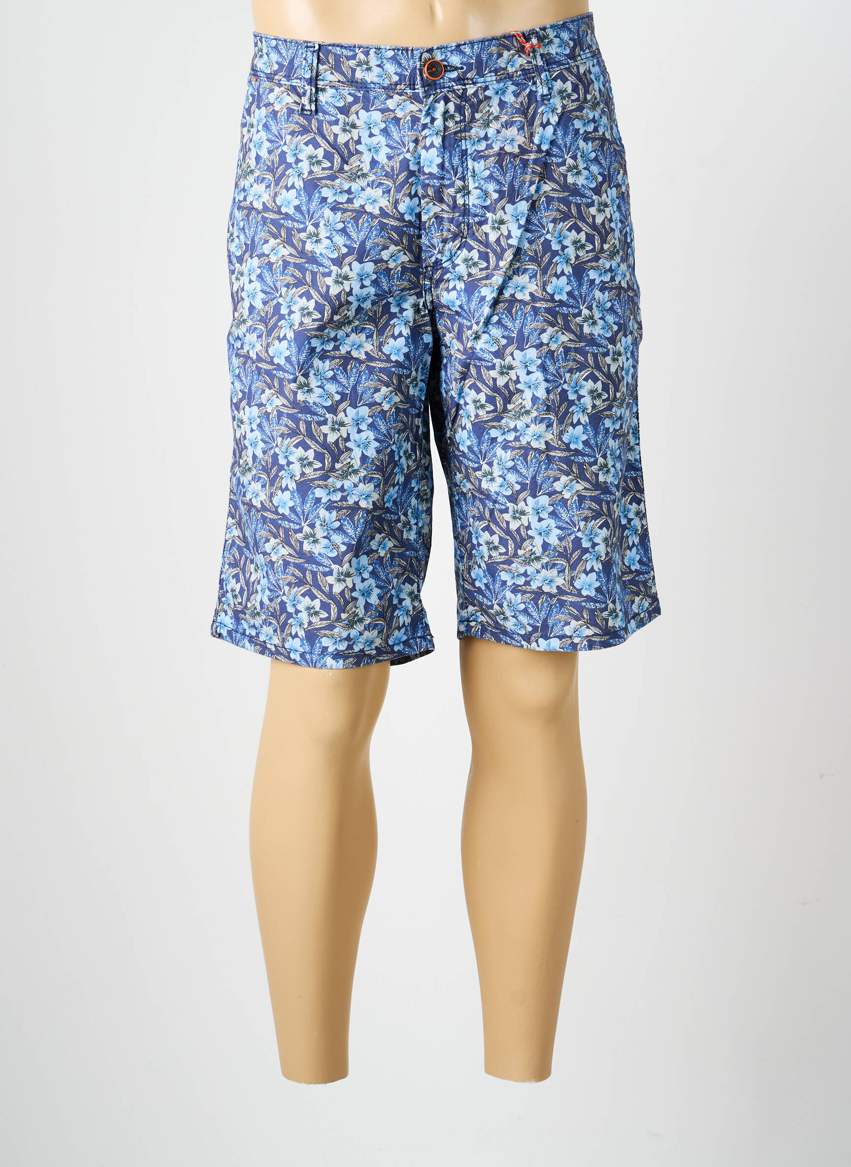 Bermuda stretch taille normale bleu HATTRIC homme