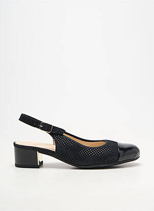 Ballerines carré talon de 4 à 6cm noir ARA femme