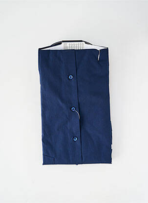 Chemise manches longues poches bleu REDMOND homme