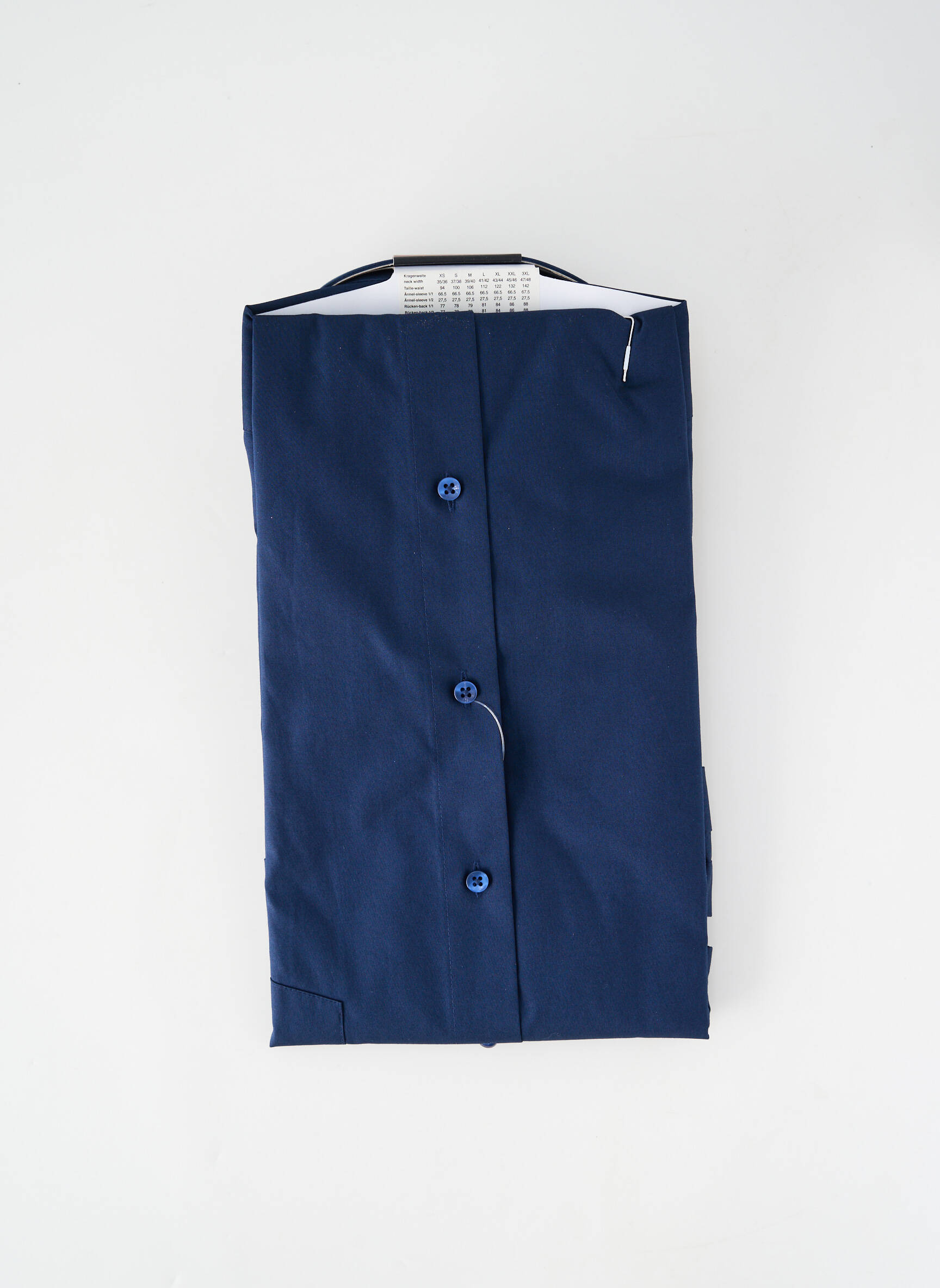 Chemise manches longues poches bleu REDMOND homme