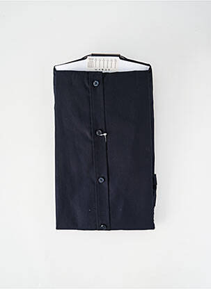 Chemise manches longues coupe droite noir REDMOND homme