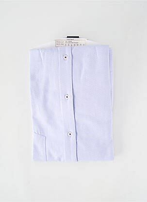 Chemise manches longues poches bleu CAP 10 TEN homme