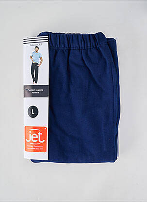 Jogging tissage jersey taille normale bleu JET homme