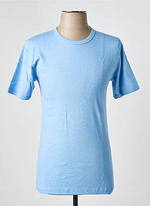 T-shirt coupe cintrée manches courtes bleu JET homme