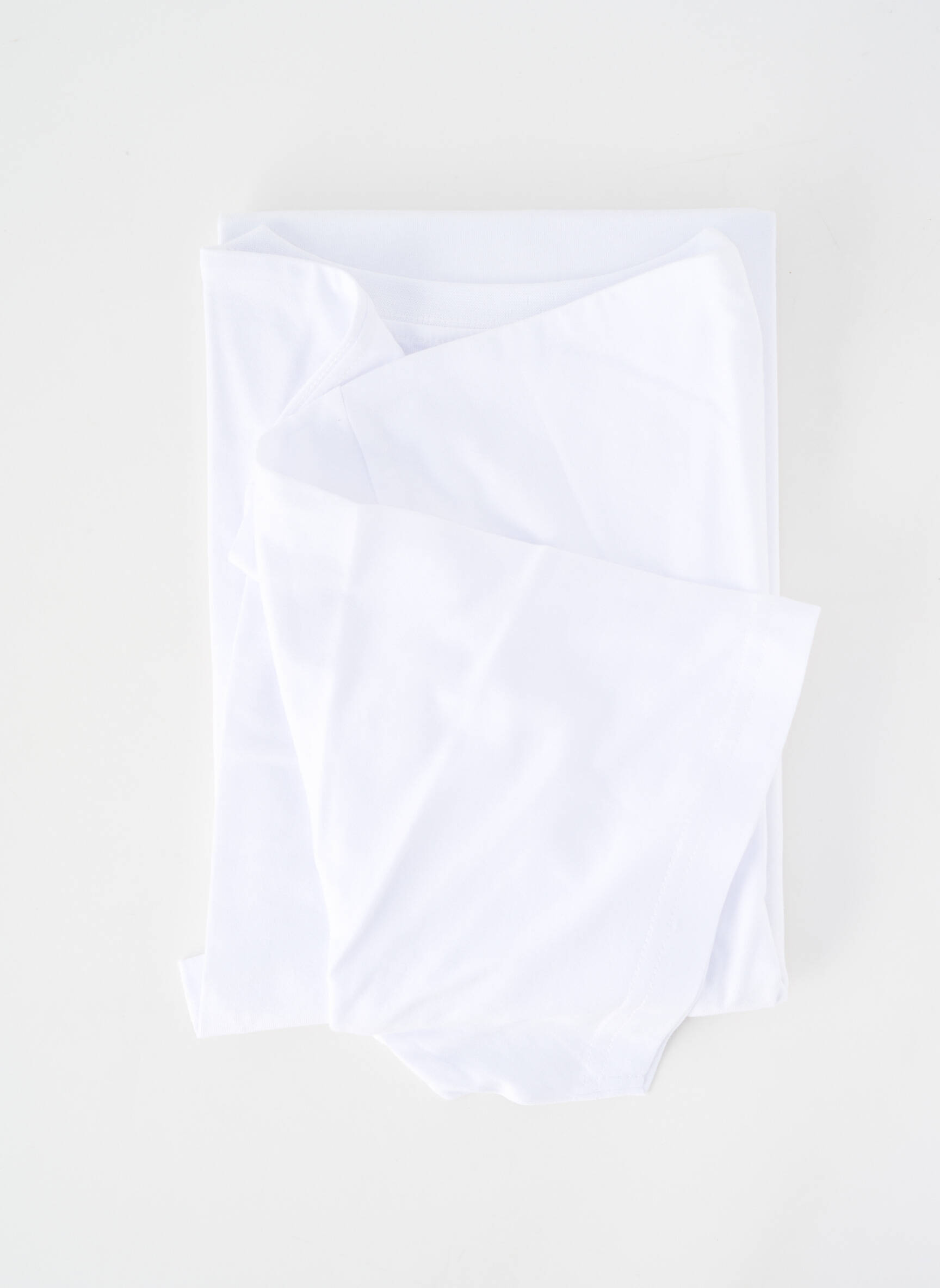 T-shirt coupe cintrée manches courtes blanc MARVELIS homme