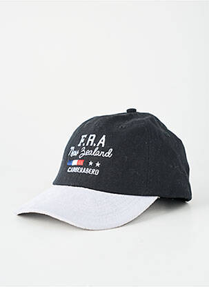 Casquette fermeture scratch noir CAMBERABERO homme
