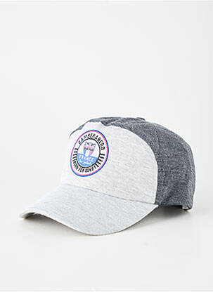 Casquette fermeture scratch gris CAMBERABERO homme
