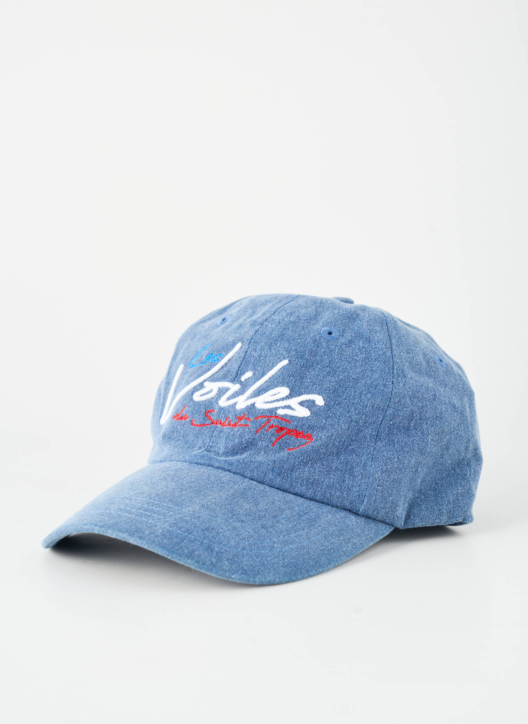 Casquette fermeture scratch bleu LES VOILES DE SAINT-TROPEZ homme