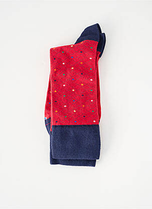 Chaussettes stretch rouge LABONAL homme