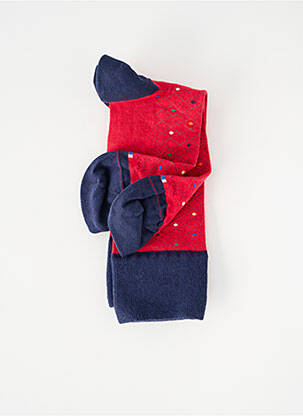 Chaussettes stretch rouge LABONAL homme