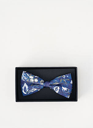 Noeud papillon imprimé fleurs bleu MARVELIS homme