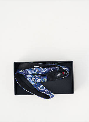 Noeud papillon imprimé fleurs bleu MARVELIS homme