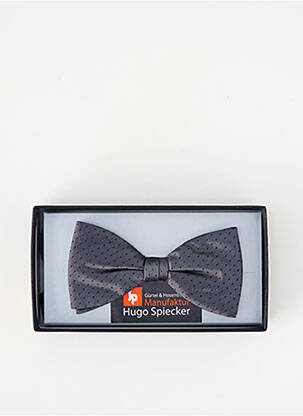 Noeud papillon imprimé pois noir HUGO SPIECKER homme