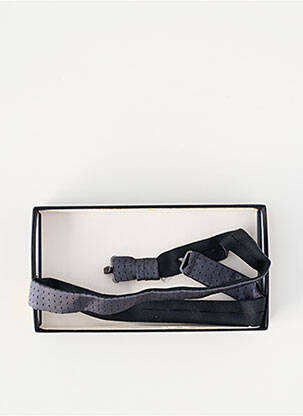 Noeud papillon imprimé pois noir HUGO SPIECKER homme