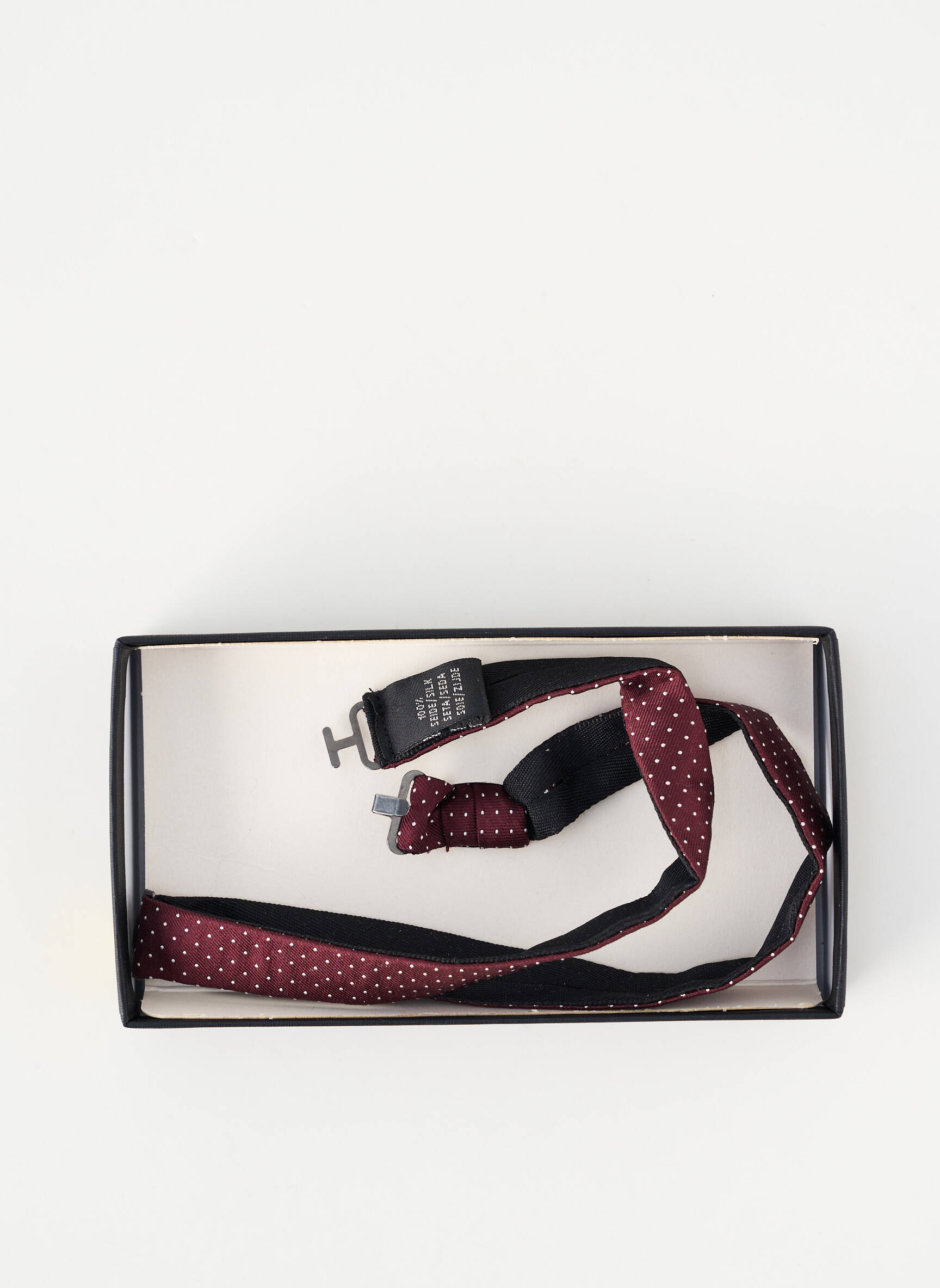 Noeud papillon imprimé pois marron HUGO SPIECKER homme