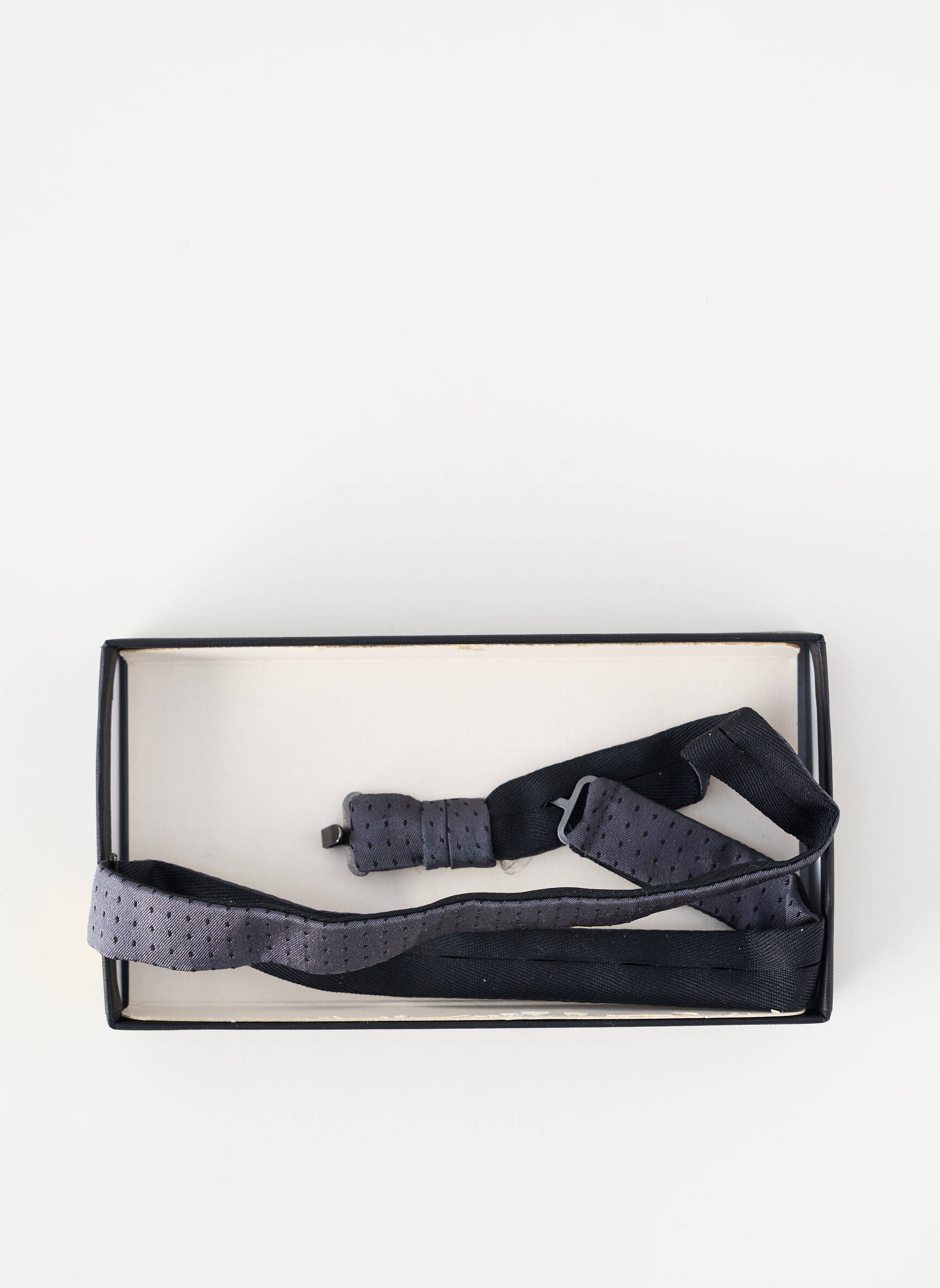 Noeud papillon imprimé pois noir HUGO SPIECKER homme