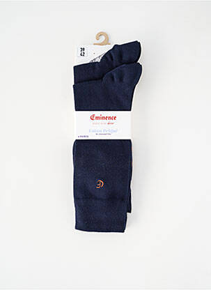 Chaussettes stretch bleu EMINENCE homme