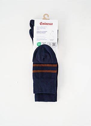 Chaussettes stretch bleu EMINENCE homme