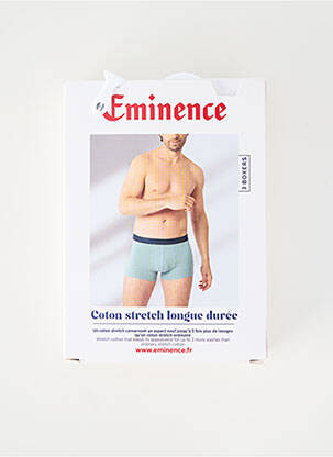Boxer stretch bleu EMINENCE homme