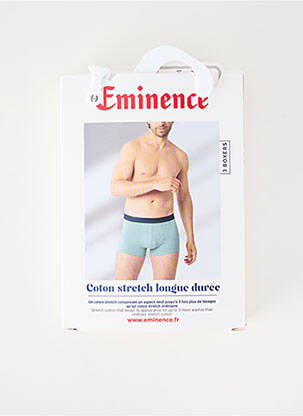 Boxer imprimé fantaisie bleu EMINENCE homme