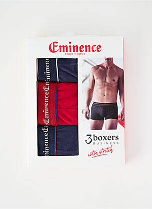 Boxer stretch rouge EMINENCE homme