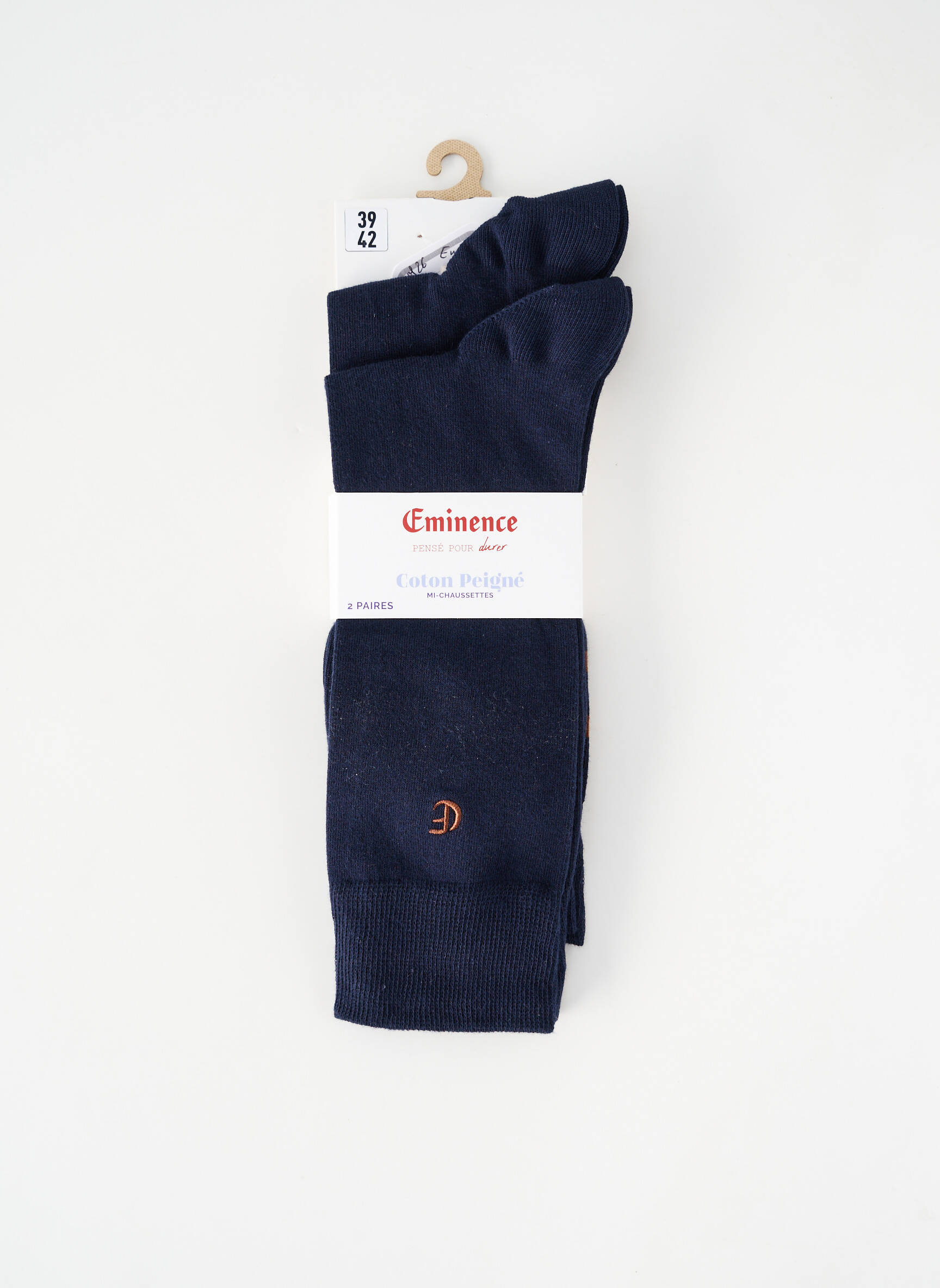 Chaussettes stretch bleu EMINENCE homme