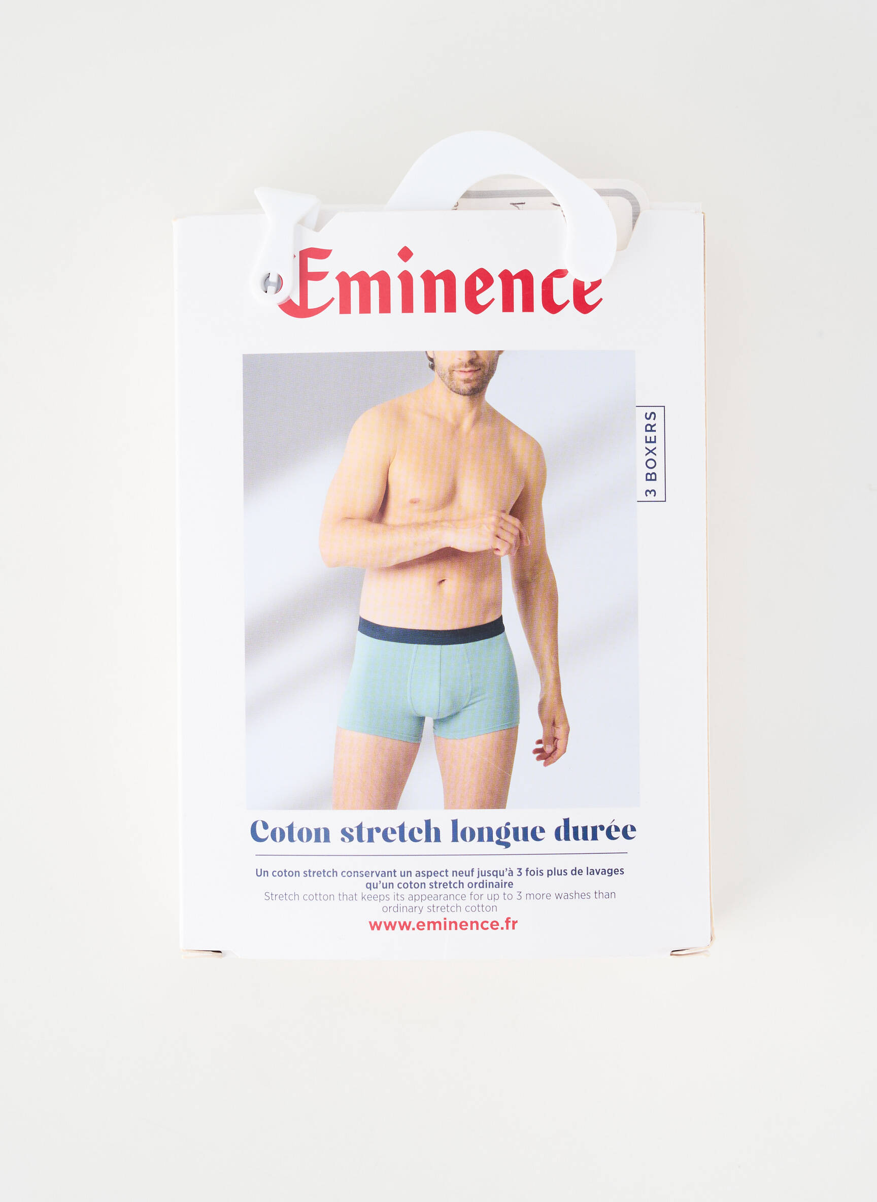 Boxer imprimé fantaisie bleu EMINENCE homme
