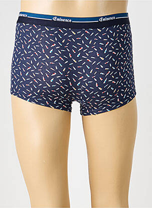 Boxer imprimé fantaisie bleu EMINENCE homme