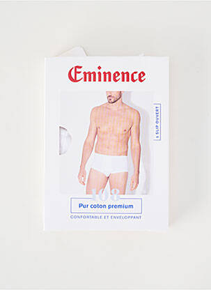 Slip stretch blanc EMINENCE homme