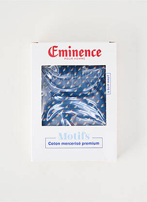 Slip imprimé fantaisie bleu EMINENCE homme