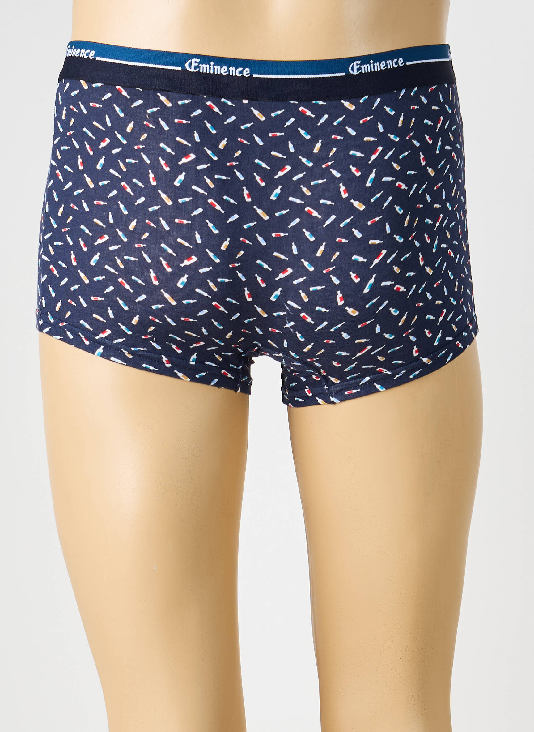 Boxer imprimé fantaisie bleu EMINENCE homme