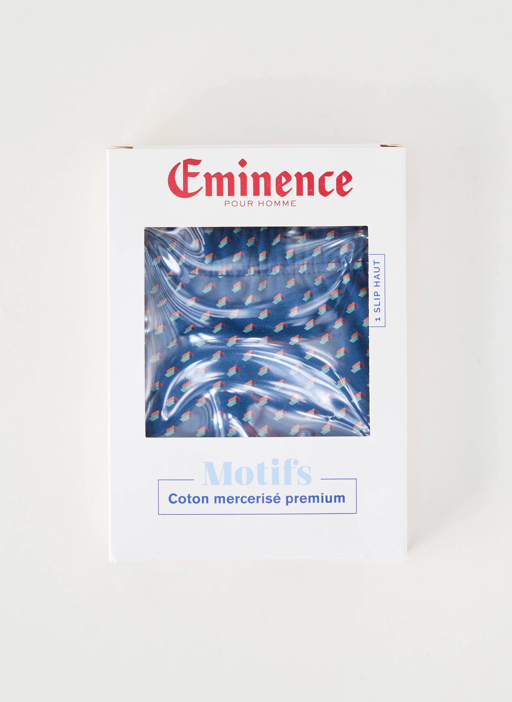 Slip imprimé fantaisie bleu EMINENCE homme