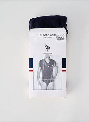 T-shirt coupe cintrée manches courtes noir U.S. POLO ASSN homme