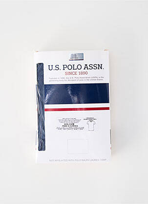 T-shirt coupe cintrée manches courtes noir U.S. POLO ASSN homme