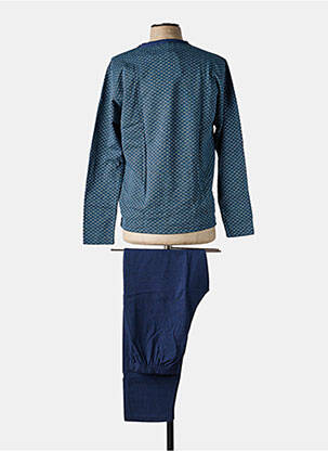 Pyjama imprimé fantaisie bleu MASSANA homme