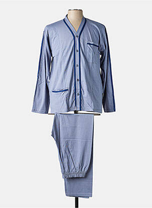 Pyjama col v bleu BIP BIP homme