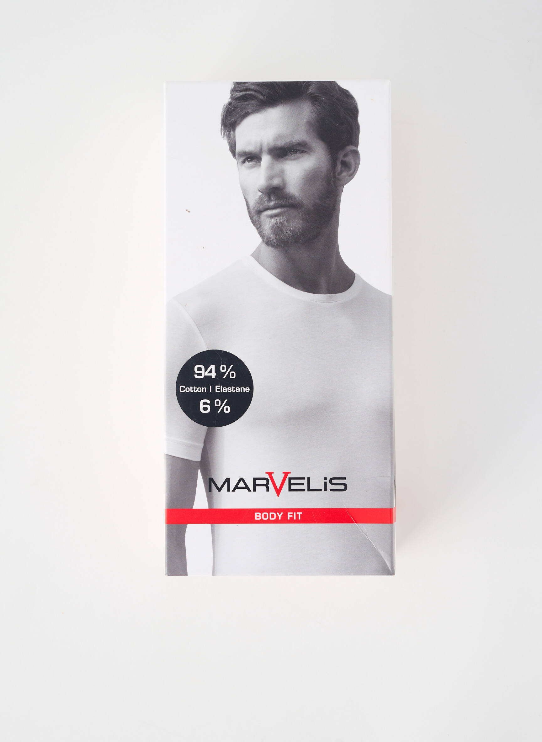 T-shirt stretch manches courtes blanc MARVELIS homme