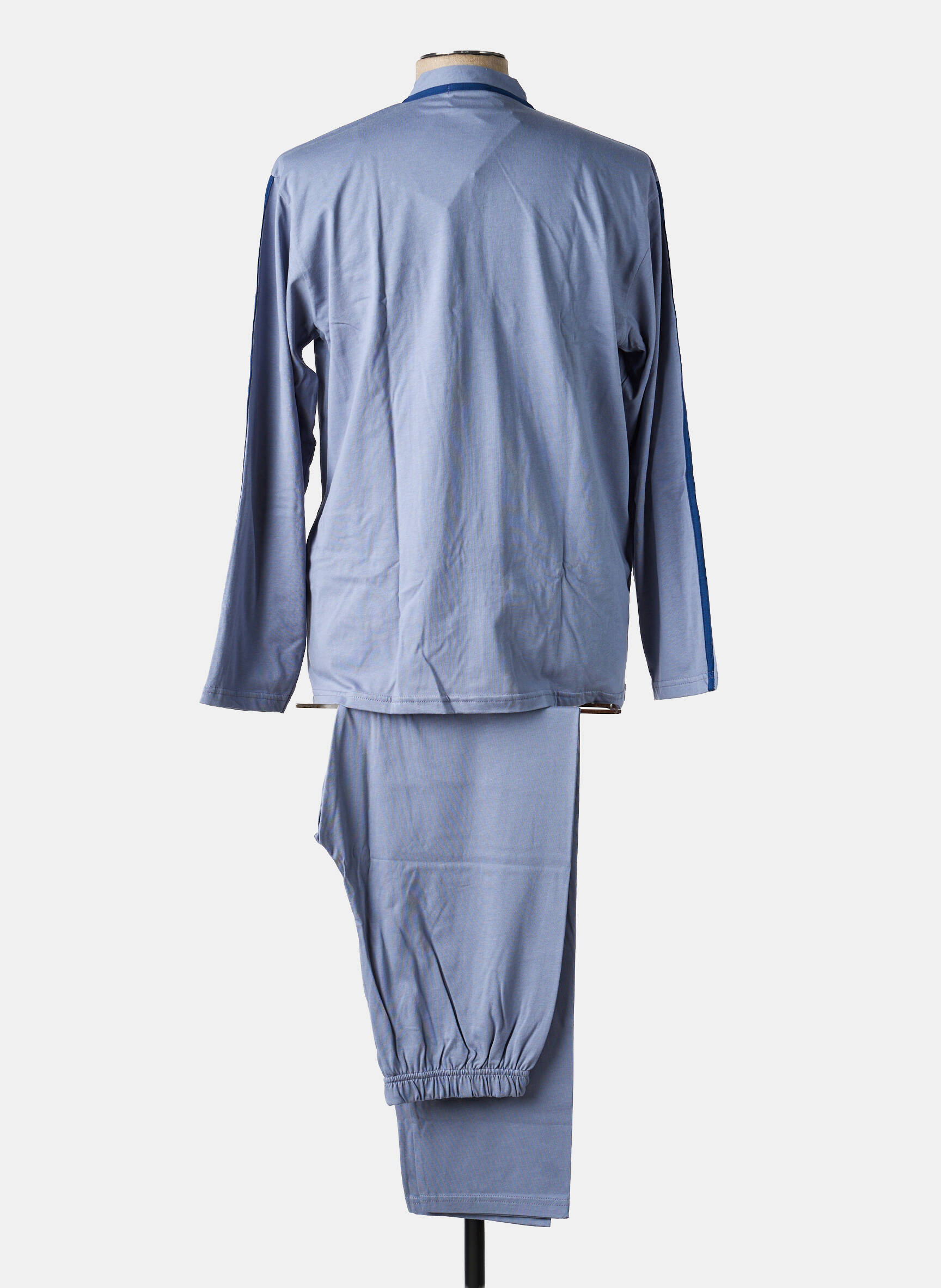 Pyjama col v bleu BIP BIP homme