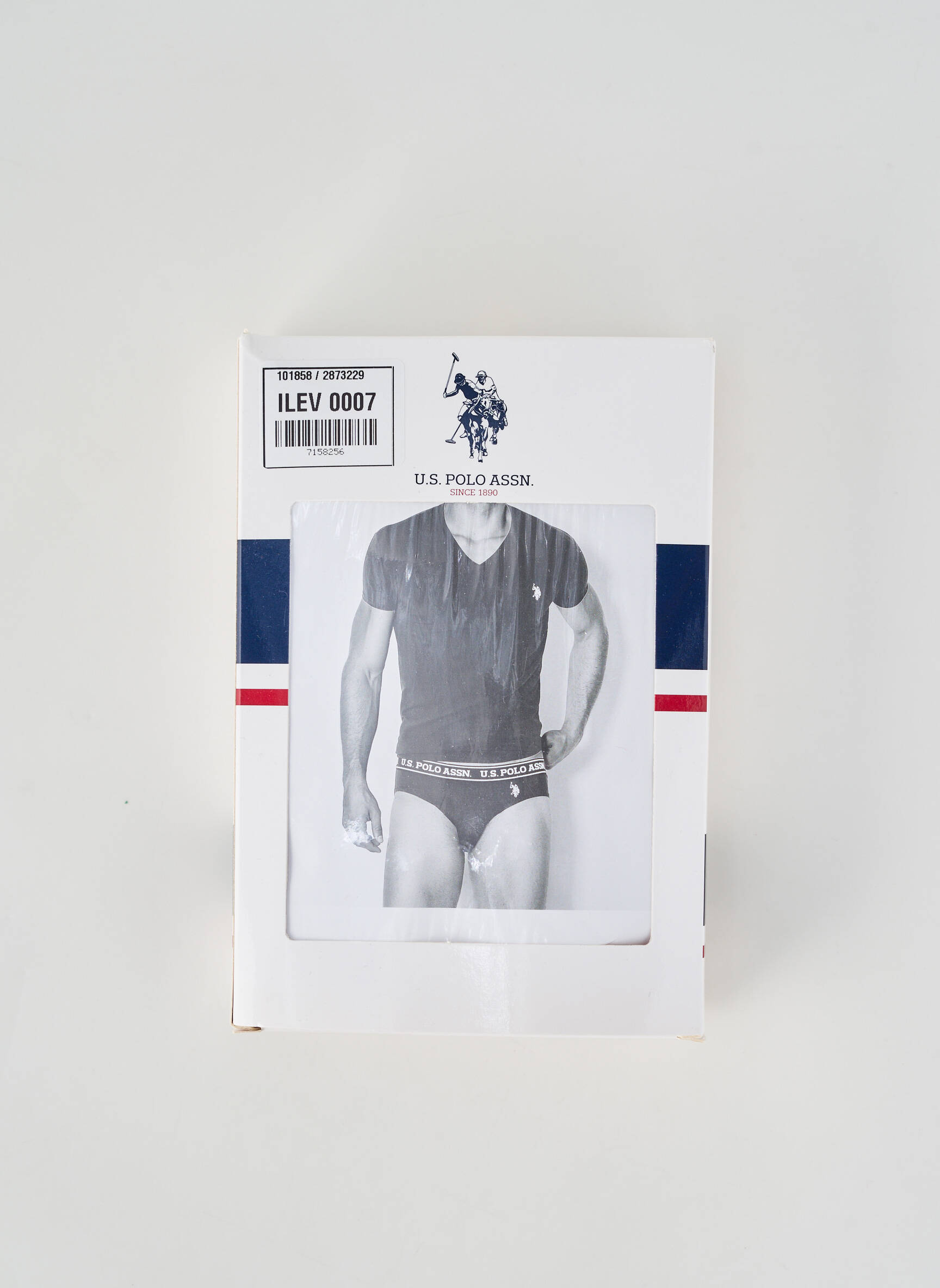 T-shirt coupe cintrée manches courtes blanc U.S. POLO ASSN homme