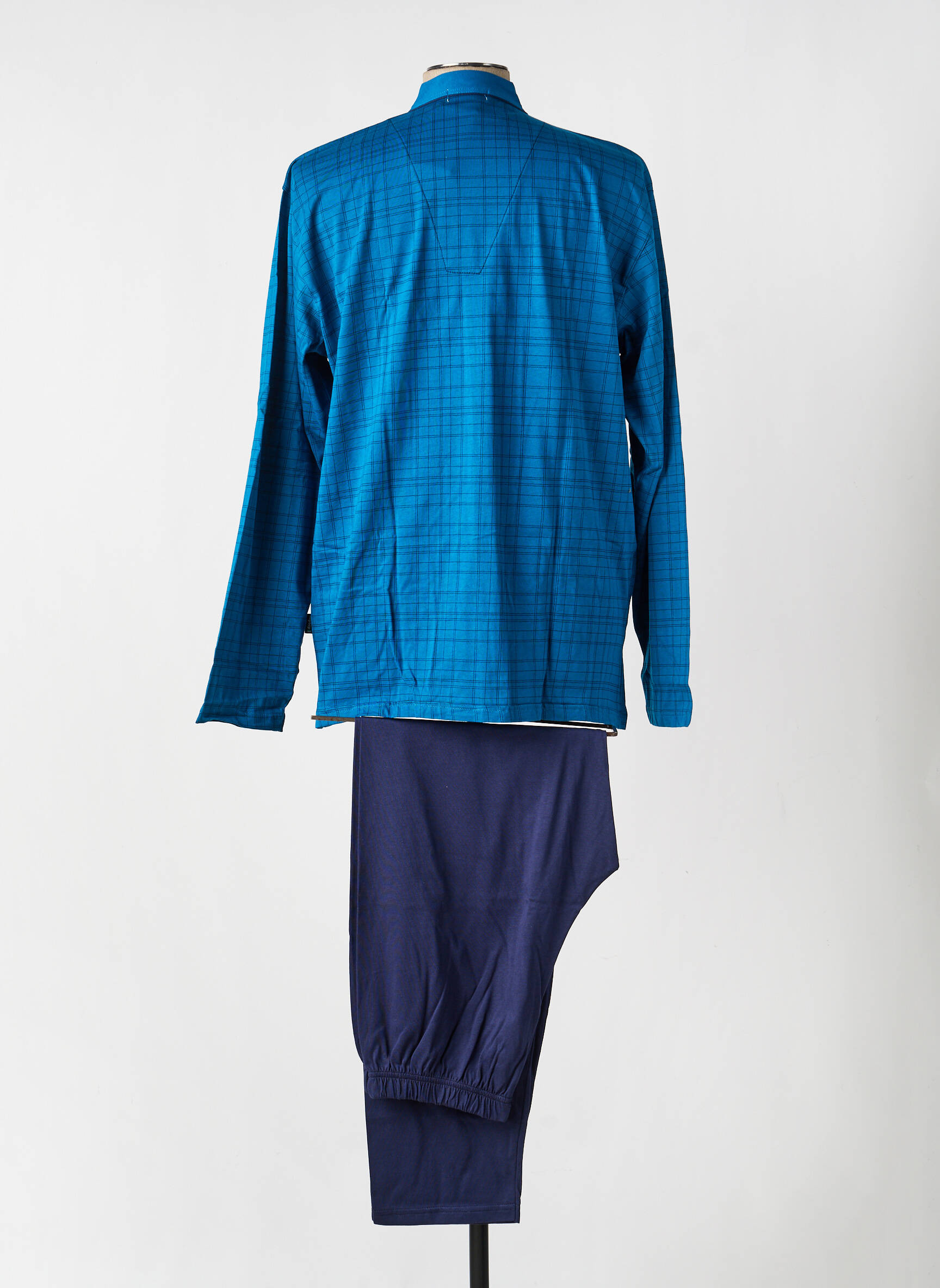 Pyjama col v bleu BIP BIP homme