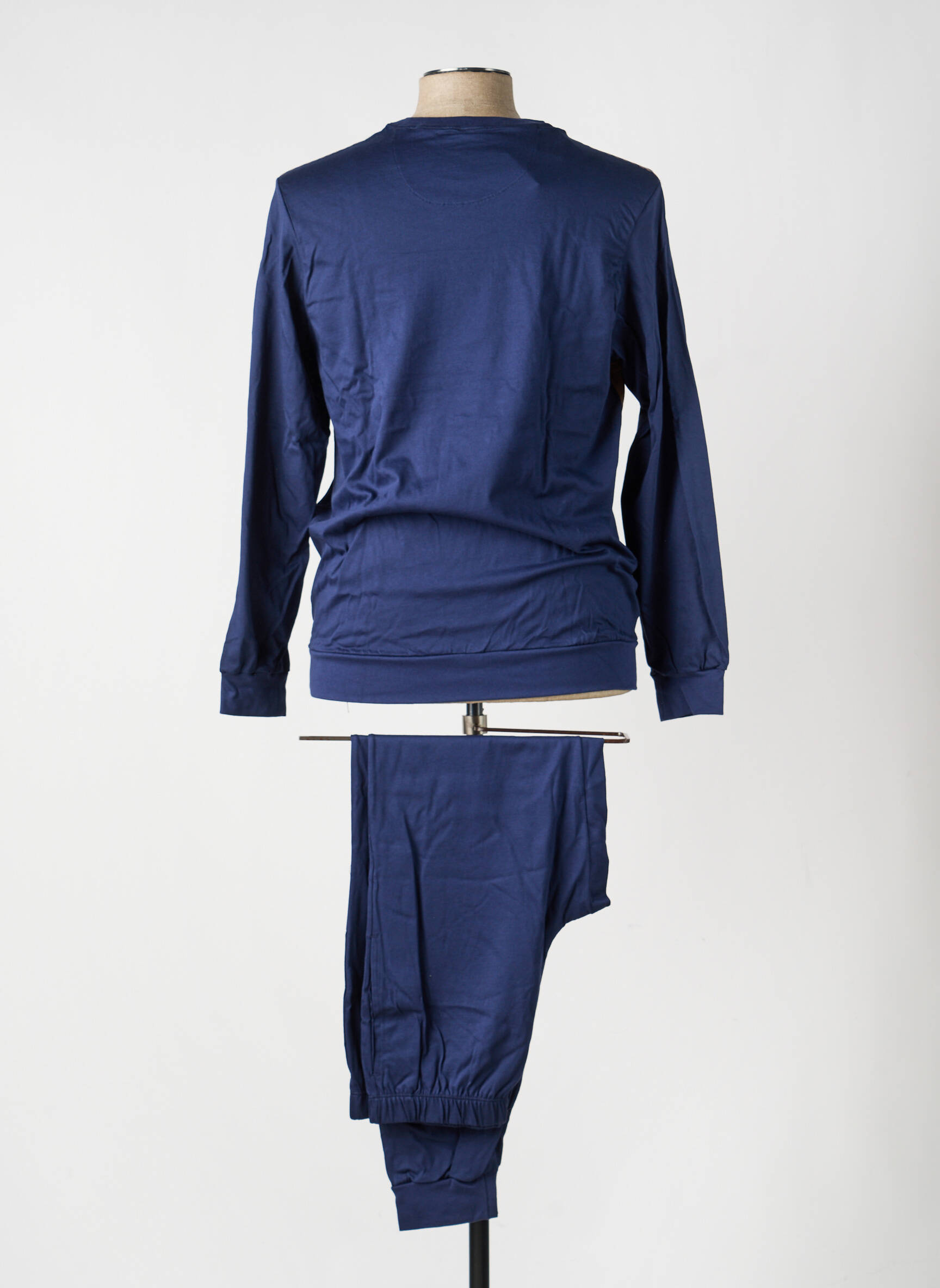 Pyjama col rond bleu EMINENCE homme