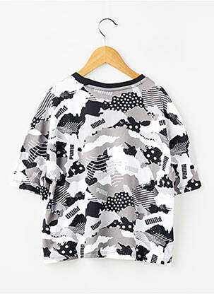 T-shirt stretch manches longues gris PUMA fille