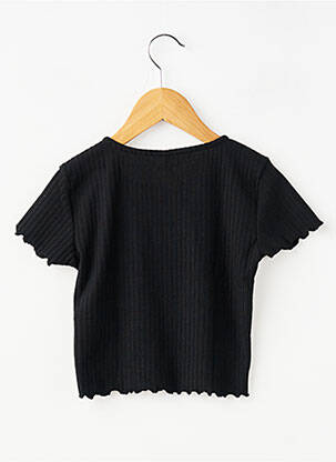 T-shirt stretch manches courtes noir ONLY fille
