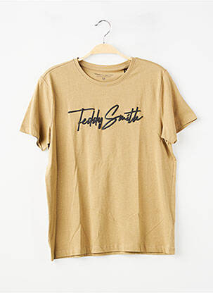 T-shirt stretch manches courtes vert TEDDY SMITH garçon