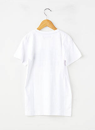 T-shirt stretch manches courtes blanc AMERICAN COLLEGE garçon