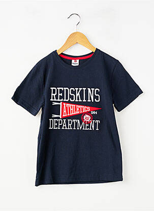 T-shirt stretch manches courtes bleu REDSKINS garçon