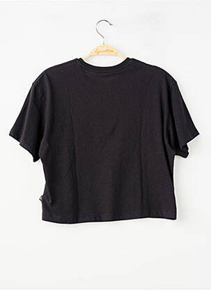 T-shirt stretch manches courtes noir PUMA fille