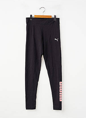 Legging sérigraphie taille élastique noir PUMA fille