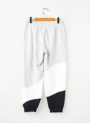 Jogging tissage chiné taille élastique gris PUMA garçon