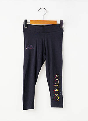 Legging sérigraphie taille élastique noir KAPPA fille